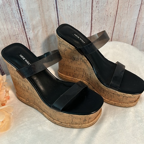 NWOT Nine West Rapps Wedge Sandal - Picture 6 of 13